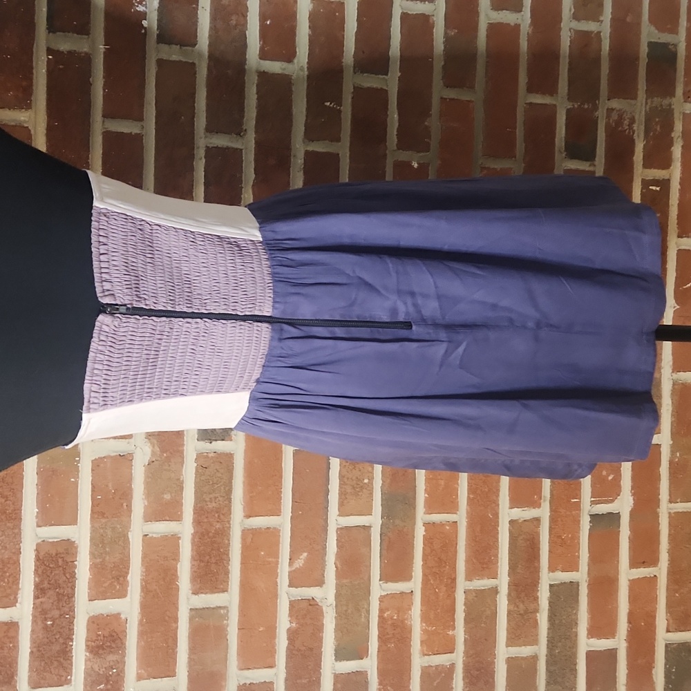 Sparkle and Fade colorblock strapless dress - Picture 3 of 7